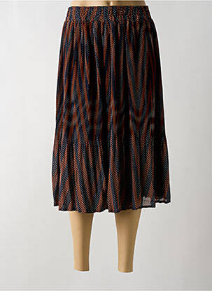 Fustă midi maro MINIMUM femeie