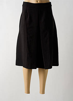 Fustă midi talie cu cleme negru MOLLY BRACKEN femeie