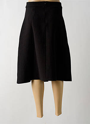 Fustă midi talie cu cleme negru MOLLY BRACKEN femeie