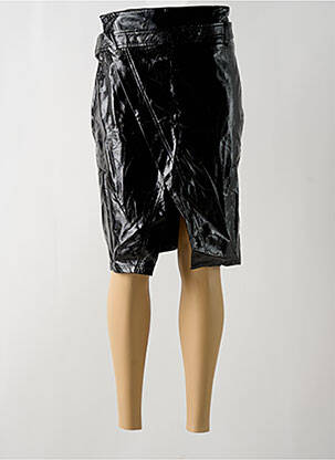 Fustă midi talie înaltă negru NA-KD femme