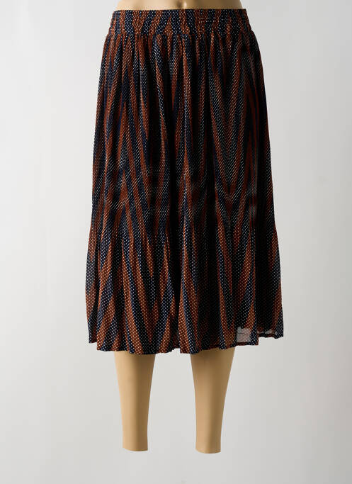 Fustă midi maro MINIMUM femeie