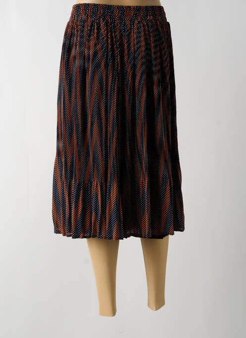 Fustă midi maro MINIMUM femeie