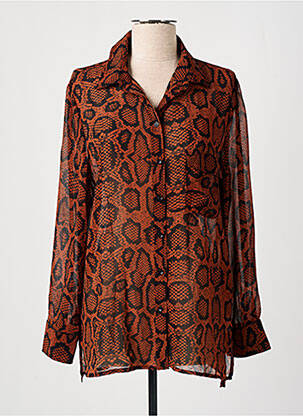 Cămașă maro GRACE & MILA femeie