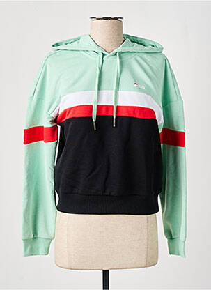 Hanorac cu glugă verde FILA femeie