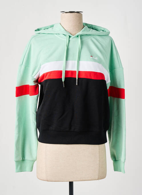 Hanorac cu glugă verde FILA femeie