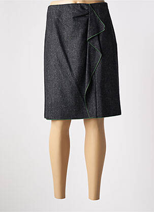 Fustă midi gri PAULE KA femeie