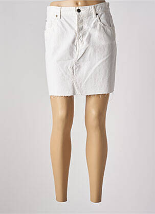 Fustă scurtă alb ACQUAVERDE femeie