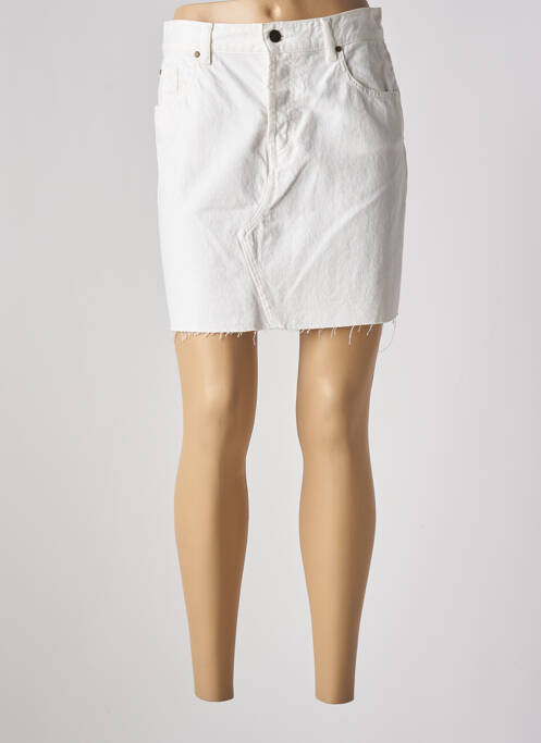Fustă scurtă alb ACQUAVERDE femeie