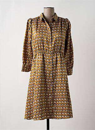 Rochie midi galben CHATTAWAK femeie