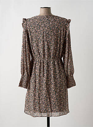 Rochie midi imprimeu floral mâneci lungi roz CHATTAWAK femeie