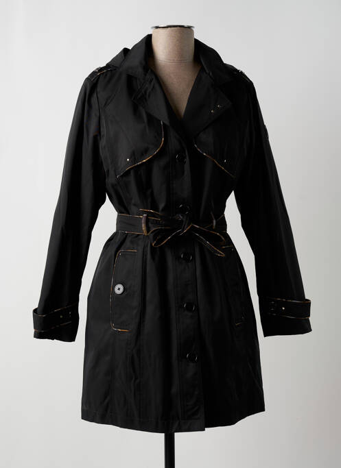 Trench negru CHRISTINE LAURE femeie