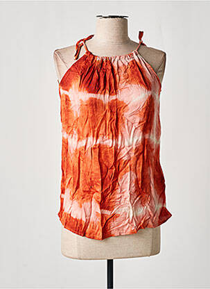 Top portocaliu VILA femeie