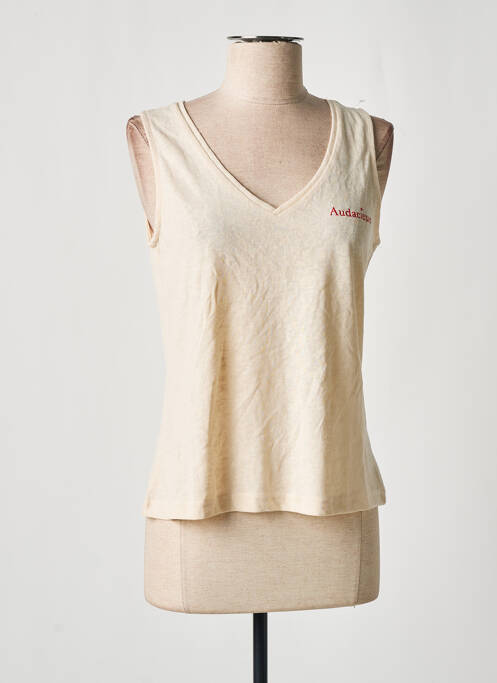 Top bej GRACE & MILA femeie