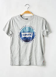 Tricou croială dreaptă mâneci scurte gri LEVIS garcon