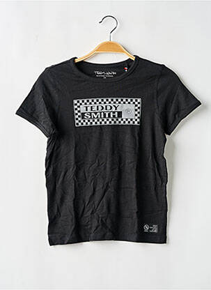 Tricou negru TEDDY SMITH băiat