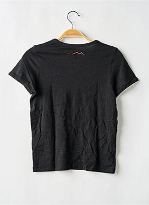 Tricou țesătură jersey mâneci scurte negru TEDDY SMITH băiat