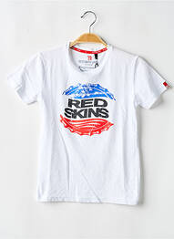 Tricou țesătură jersey mâneci scurte alb REDSKINS băiat