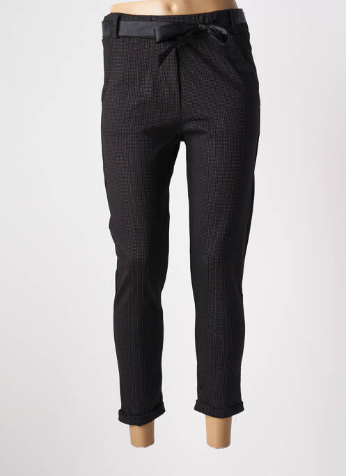 Pantalon 7/8 negru MADE IN ITALY femeie