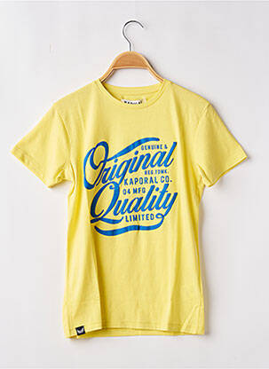 Tricou galben KAPORAL băiat