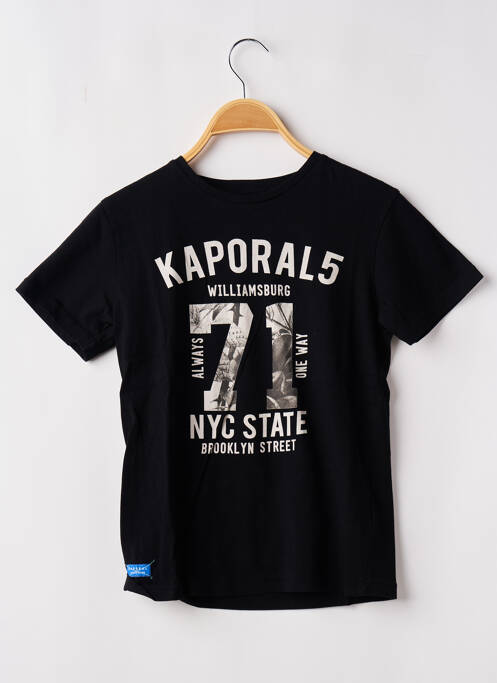 Tricou negru KAPORAL băiat