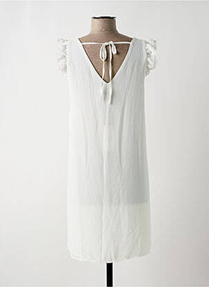 Rochie scurtă mâneci scurte mâneci scurte alb IT HIPPIE femeie