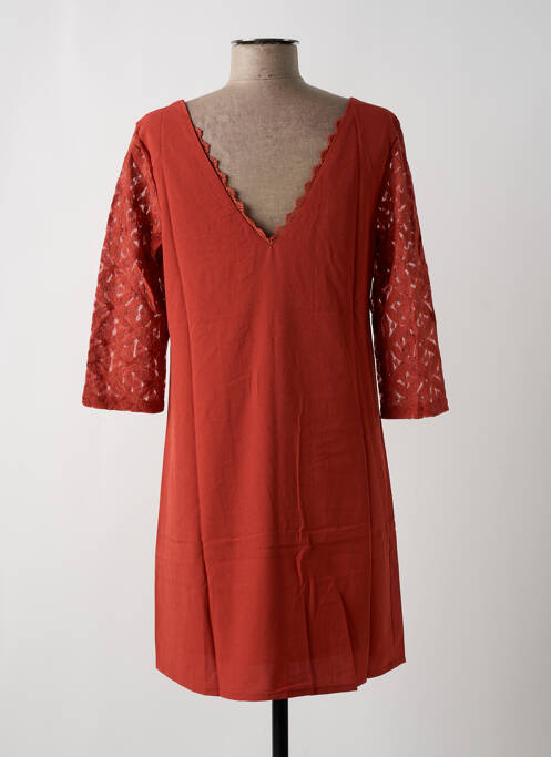 Rochie scurtă portocaliu CERISE BLUE femeie