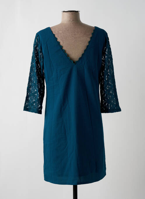 Rochie scurtă verde CERISE BLUE femeie