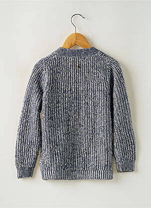 Vestă cu mâneci lungi tricot gros albastru MINI MIGNON fată