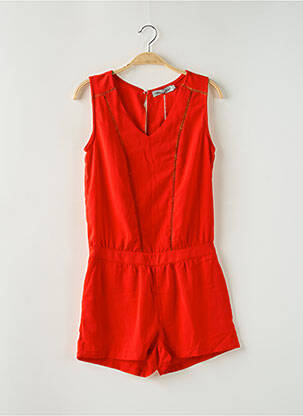 Salopetă scurtă portocaliu HIPPIE femeie