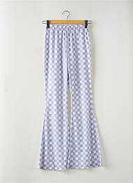 Pantalon drept talie elastică violet ELLI WHITE femme