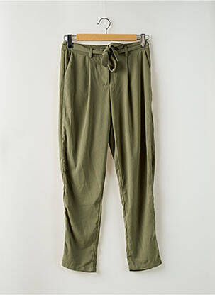 Pantalon slim buzunare verde AKOZ femeie