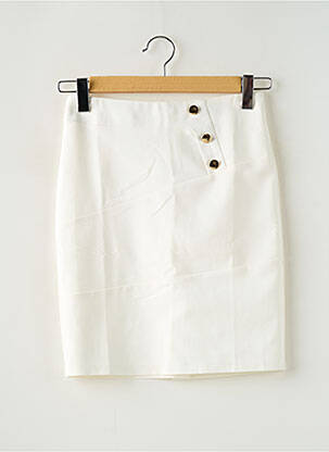 Fustă midi alb FREESIA femeie