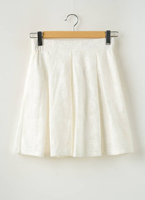 Fustă midi alb MINI MIGNON fată