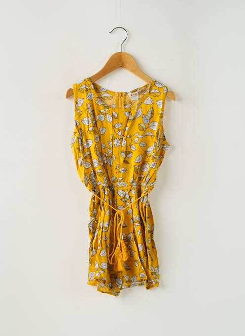 Salopetă scurtă galben PM LOVING fată