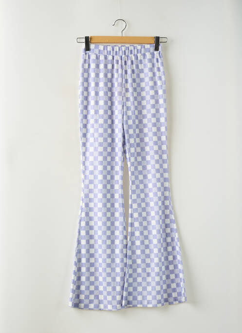 Pantalon drept violet ELLI WHITE femeie