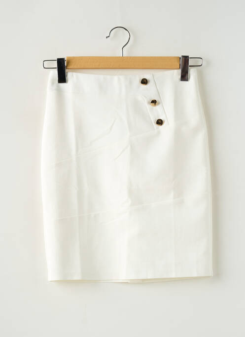 Fustă midi alb FREESIA femeie