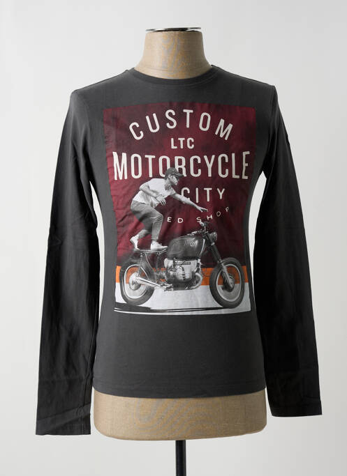 Tricou gri LE TEMPS DES CERISES băiat