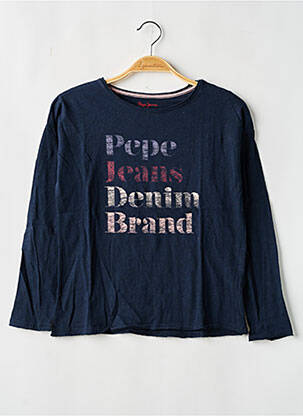 Tricou albastru PEPE JEANS fată