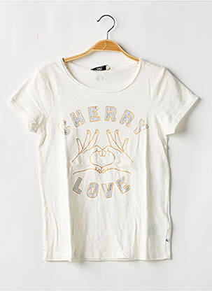 Tricou bej LE TEMPS DES CERISES fată