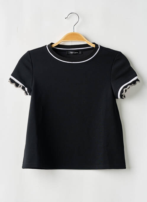 Tricou negru TEDDY SMITH fată
