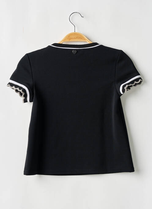 Tricou negru TEDDY SMITH fată