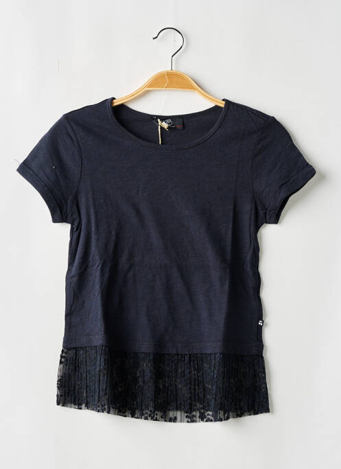 Tunică mâneci scurte albastru LE TEMPS DES CERISES fată