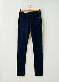 Pantalon slim închidere cu fermoar sub clapetă cu nasturi albastru PEPE JEANS fată