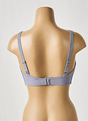Sutien efect material satinat sutien cupe întregi cu decolteu înalt gri TRIUMPH femeie