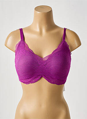 Sutien fără armatură top sutien modelat violet TRIUMPH femeie