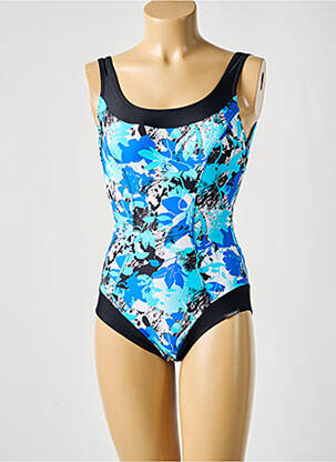 Costum de baie dintr-o singură piesă sutien cupe întregi cu decolteu înalt sutien cupe întregi cu decolteu înalt albastru SUNMARIN femme