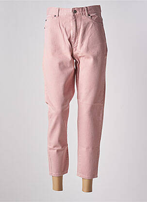 Blugi cu croială dreaptă roz DR DENIM femeie