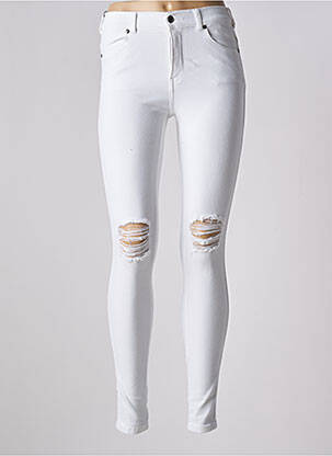 Blugi skinny talie înaltă talie înaltă alb DR DENIM femeie