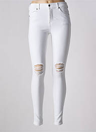 Blugi skinny talie înaltă talie înaltă alb DR DENIM femeie