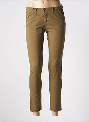 Pantalon 7/8 elasticitate mărime normală verde SCHOOL RAG femeie